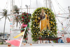 Gobierno Municipal de Tampico participa en la XV Edición de la Procesión Náutica en honor a la Virgen del Carmen