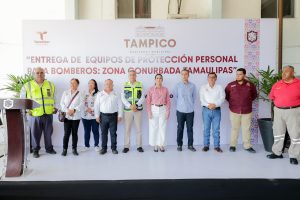 Entrega Gobierno de Tampico Equipo de Seguridad Personal a Cuerpos de Emergencia del sur de Tamaulipas